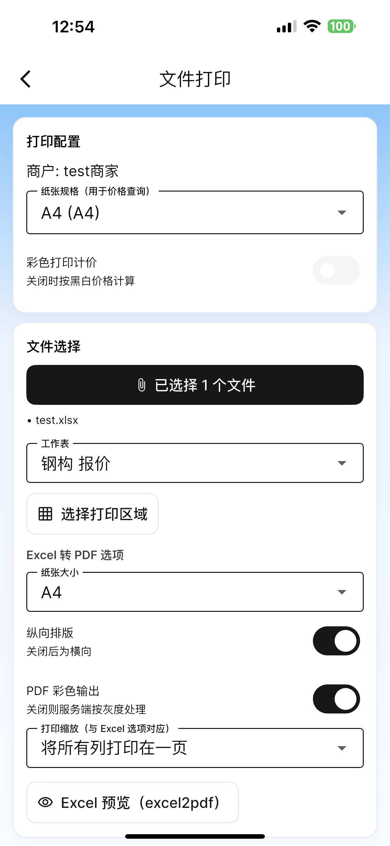 文件打印